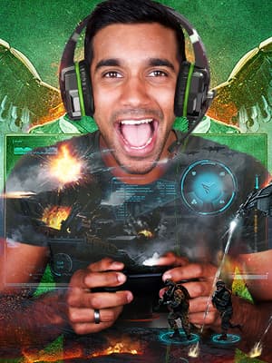 BENGOO G9000 Stereo Gaming Headset for PS4 PC Xbox One PS5 Controller, Noise Cancelling Over Ear Headphones with Mic, LED Light, Bass Surround, Soft Memory Earmuffs for Laptop Mac - Green