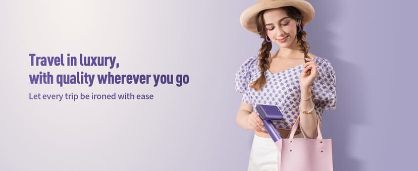 Portable Travel Steamer for clothes - 1200W Clothes Steamer Handheld Remover Fabric Clothing Wrinkles, 15s Fast Heat-up Garment Steamer, 120V Countries Steam iron for Home, Travel