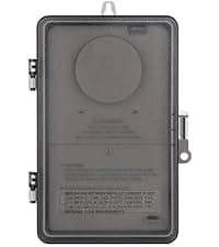 Suraielec Pool Timer, 7-Day 24-Hour Digital Pool Pump Timer, 40 AMP Heavy Duty, 120/240/277 VAC, Outdoor Metal Casing, Electric Switch Box for Swimming Pump, Hot Water Heater, Spa, Lights