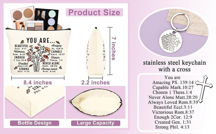 Christian Religious Gifts for Women, Best Friend Sister Mom Christmas Birthday Gifts for Women Friendship Faith, Valentines Mothers Day Easter Ideas Present for Her Friends