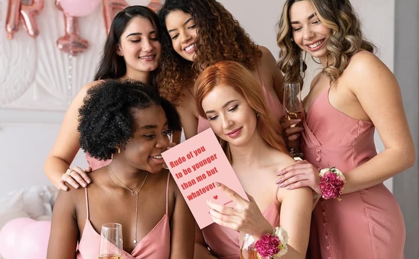 Funny Birthday Card & Gifts for Friend Sister Bestie, Humorous Birthday Card for Husband Wife, Cute Birthday Card for Men Women, Younger Than Me But Whatever