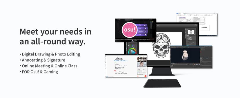 GAOMON S620 Drawing Tablet 6.5 x 4 Inch Graphics Tablet with 8192 Passive Pen 4 Customizable ExpressKeys for Digital Art, Painting, OSU Playing, Compatible with Windows PC, Mac