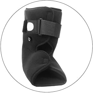 Jewlri Jewlri Air Walking Boot, Fracture Boot Short Walker Protection Fits Left or Right Foot Ankle Support for Injuries Fractures Sprains Black M