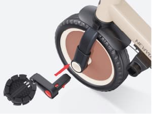 Toddler Trike with Push Handle Lets Parents Steer and Converts to Balance Bike, Fun Outdoor Toy for Boys and Girls, Khaki newyoo TR007 5-in-1 Tricycle for Toddlers 1-3, Toddler Bike, Birthday Gift B0CWLTLC2F
