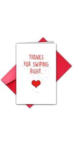 TQDaiker 1 Year Anniversary Card for Boyfriend, 1st Anniversary Card from Girlfriend, First Anniversary Card (You Survived 365 Days with Me)