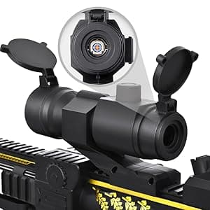 Realistic Toy Foam Blaster Gun - Electric Sniper Rifle with Scope 120 Soft Bullets 3 Magazines, Automatic Dart Gun for Boy Ages 8-12 Years Old, Indoor Outdoor Gifts for Adult Kid Christmas Birthday