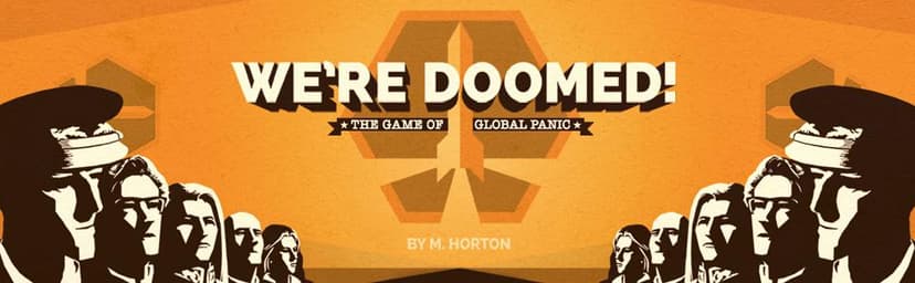 We're Doomed! - Apocalypse Survival Board Game - Cooperative Strategy for 4-10 Players - 15-Minute Race to Escape - Ideal for Competitive Game Nights & Group Gatherings
