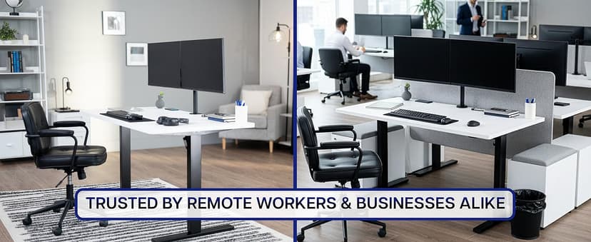 VIVO Dual Monitor Desk Mount, Holds 2 Computer Screens up to 30 inches and 22lbs Each, Heavy Duty Fully Adjustable Steel Stand with C-Clamp and Grommet, Black, STAND-V002