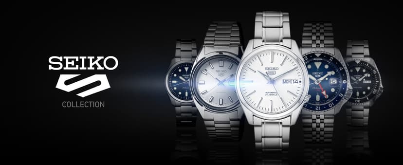 SEIKO Automatic Watch for Men 5-7S Collection - with Day/Date Calendar, Luminous Hands, Stainless Steel Case & Bracelet