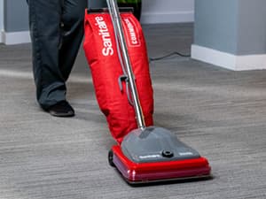 Sanitaire TRADITION Upright Commercial Bagged Vacuum, SC684G Red