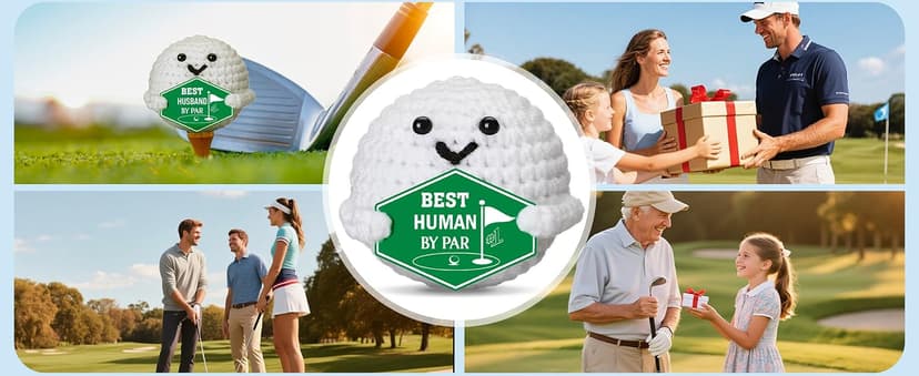 Funny Crochet Golf Ball Accessories Christmas Stocking Stuffers for Boyfriend Him Fiance Anniversary Valentines Romantic Gift Gifts for Boyfriend Bf Birthday - Sweetest Day Gifts for Him Men B0GDGBKLKJ