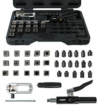 ARES 70923 - Vacuum Brake Fluid Bleeder - 1-Liter Vacuum Fluid Extractor - Hanging Hook and Locking Trigger Allows for Hands Free Operation