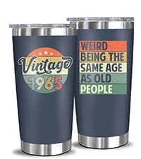 NewEleven 50th Birthday Gifts For Men Women - 1975 50th Birthday Decorations For Him Her - Present For Men Women Turning 50 Year Old Gifts For Mom, Dad, Wife, Husband - 20 Oz Tumbler