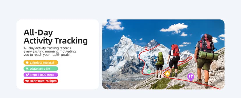 Parsonver Parsonver Smart Watch, 5ATM Waterproof Watch for Swimming, Fitness Activity Tracker with 110+ Sports Modes, Heart Rate/Sleep/SpO2/Calories Monitor, Pedometer, Fitness Watch for Android & iPhone, Black