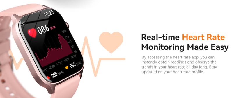 Smart Watches for Women Men, Fitness Tracker Watch with 110 Sports Modes, Step Counter/Sleep Monitor/Pedometer, IP68 Waterproof, Bluetooth Call & Music Control Smartwatch for iPhone/Android