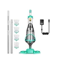 VIVOHOME 1140GPH Handheld Pool Vacuum Cordless Cleaner Powerful 40W Motor Suction Long-Run 75min Battery, 2.6L Visible Filter, Adjustable 8.2FT Pole for Above Ground & In-Ground Pools