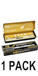 Magnetic Pickup Tool, Gifts for Men, Telescoping Magnet Flashlight, Gifts Idea & Stocking Stuffers for Men, Teen Boys, Mechanic, Boyfriend, Christmas Gifts for Dad, Husband, Father, Black