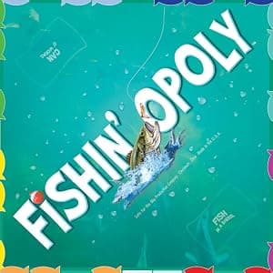 Funny property trading game for families and anglers Features quick or classic play modes and durable metal-style tokens Late for the Sky Fishin'-Opoly Board Game, 2-6 Players Strategy Fishing B000HI1QPI