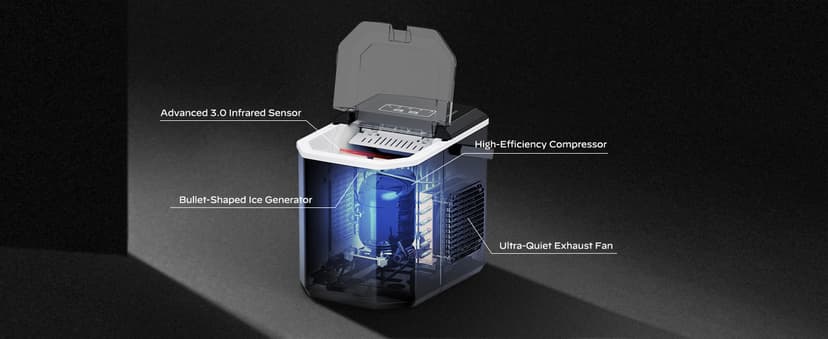 Silonn 2″ Sphere Ice Maker, Clear Ice Ball Maker with Slow-Melting, 4 pcs in 35 Mins, 144 pcs/Day, Crystal Sphere & Rapid Sphere Technology, Self-Cleaning Ice Maker Countertop Ideal for Whiskey