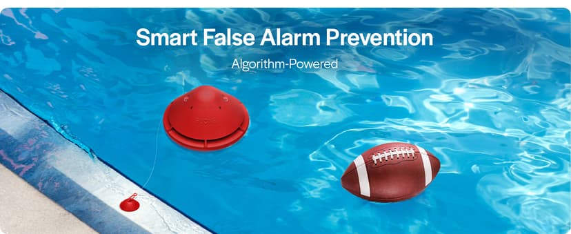 BCONE® Pool Alarm by Lifebuoy® | ASTM F2208 Certified | Floating Safety Device with App Alerts + Alexa Voice Control | 2.4GHz Wi-Fi | for Inground & Above-Ground Pools