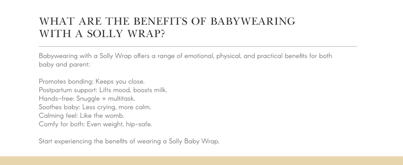 Solly Baby Wrap, Buttery-Soft Baby Carrier Newborn to Toddler 8-25 Lbs., Lightweight & Hands-Free Infant Sling Wrap, Breathable Summer Carrier, Baby Wearing & Postpartum Essential, New Mom Gift, Black