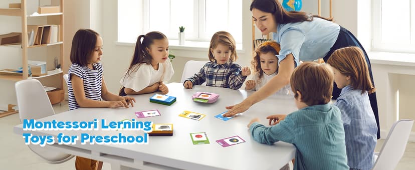 Montessori Language Learning Toys with 224 Words, Pocket Speech Therapy Toys, Children's Sensory Educational Toys Airbition Talking Flash Cards for Toddlers Ages 1‑4,224 Words English Pink B0D478JF4R