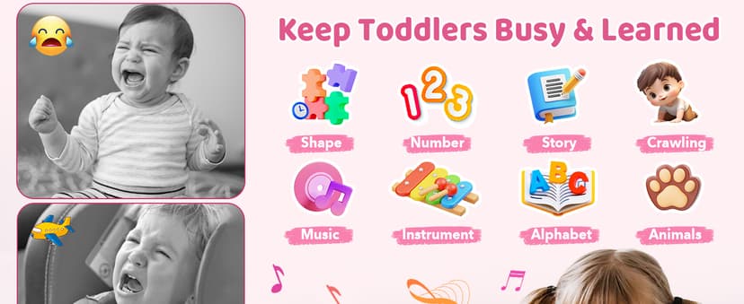 Montessori Toys for 1 Year Old Girl Gifts, 12-in-1 Musical House Toddler Learning Toys for 1-2, 1st First Birthday Gifts for Girls and Boys Baby 6-12 12-18 6-24 Months