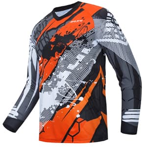 Weimostar Men's Cycling Jersey MTB T Shirt Long Sleeve Mountain Bike Motorcycle Outdoor Bicycle Clothes