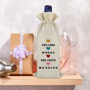 Thank You Gift for Mother Women Wine Bag Wine Gift Bag Mother's Day Appreciation Gift for Mom To Be New Mommy Birthday Thanksgiving Christmas Gift for Her Godmother Mother in Law Burlap Wine Wrap Bag