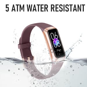 Fitness Tracker with 24/7 Heart Rate Blood Oxygen Sleep Monitor, 1.1" AMOLED Touch Screen Activity Tracker Smart Watches, IP68 Waterproof Step Counter Pedometer for Women Men