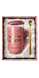 Unique Teacher Appreciation Gifts for Women - Best Teachers Christmas Mug for Teachers from Student, 14Oz Pink Marble Ceramic Gold Print Teacher Cup, Birthday Retirement Graduation, Nice Gift Boxed