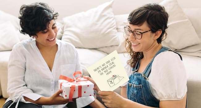 Cheerin Funny Anniversary Card with Envelope - Hilarious Greeting Card for Couples - Birthday Gift for Husband or Boyfriend from Wife or Girlfriend