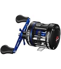 Piscifun Torrent Fishing Rod, IM6 Carbon Baitcaster Rod & Spinning Rod, High Sensitive Lightweight Casting Rod & Spinning Fishing Rod, Zirconium Oxide Rings, 2 Pieces Baitcast Rod & Spin Rod