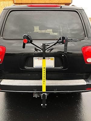 MaxxHaul 50025 Hitch Mount 2 Bike Rack For Cars, Trucks, SUV's, Minivans - 100 lb. Capacity