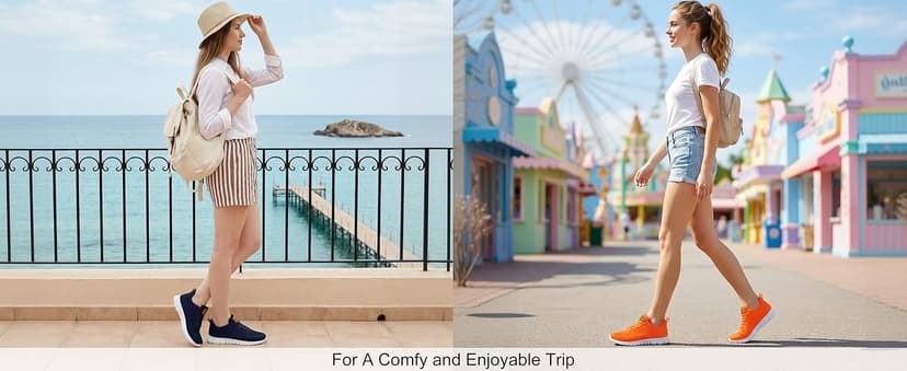 Alicegana Womens Sneakers Tennis Shoes Lightweight Non Slip Casual Walking