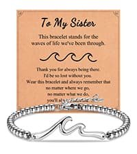 The Wave of Life Bracelet, Christmas Birthday Valentines Graduation Day Gifts for Women Her Gifts for Best Friend Sister Daughter Granddauhgter Niece B0DCJFR132