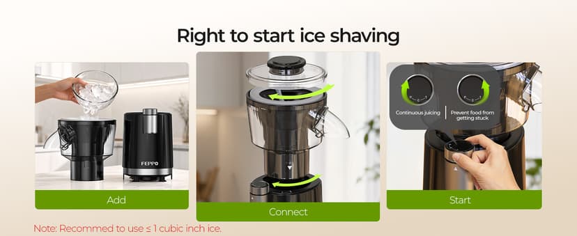 FEPPO Snow Cone Machine & Smoothie Blender 2 in 1, 700W Powerful Shaved Ice Machine Slushine Machine, Frozen Margarita Machine with Stainless Steel Blade, Smoothie Recipe, for Home Kitchen Party