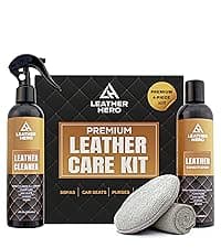 Leather Hero 2-in-1 Purse Cleaner & Conditioner – Leather Cream for Handbags, Designer Bags, Faux & Saffiano Leather – Non-Greasy, Won’t Darken, Safe for Purses, Jackets & More
