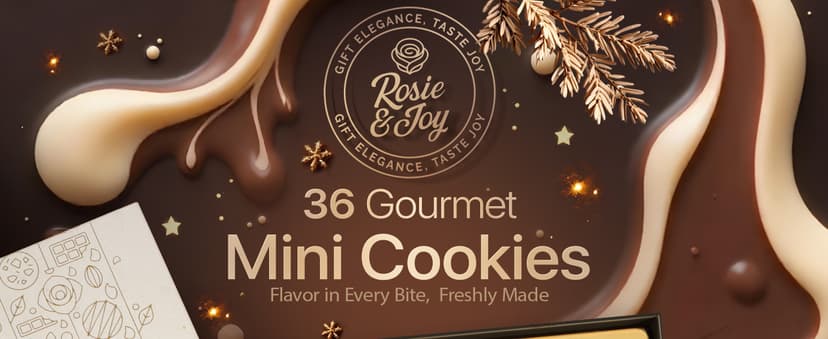 Christmas Cookie Gift Basket - 36 Gourmet Christmas Cookies | Holiday Cookies, Christmas Gift Ideas for Coworkers, Family, and friends - Made in USA