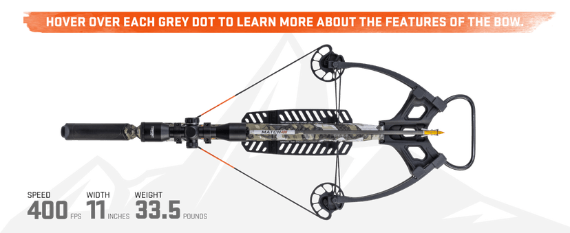 Wicked Ridge by TenPoint Warrior 400, Peak XT - 400 FPS - Uncompromising Performance Under $500 - Includes Pro-View 400 Lighted Scope, Rope Cocker & Three Match 400 Arrows