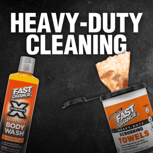 Fast Orange 22340 Fast Orange Grease X Mechanic's Laundry Detergent Liquid, 40 Fl. Oz. Stains, Soils & Odor Eliminator for Clothes, Heavy Duty Formula & Degreaser to Deep Clean Active Wear Clothing