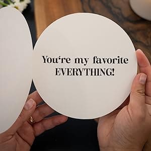 Bee! Anniversary card for Him or Her | Gift for Husband or Wife, Boyfriend or Girlfriend | Valentine's Day Card for men and women | For the Record Love Card