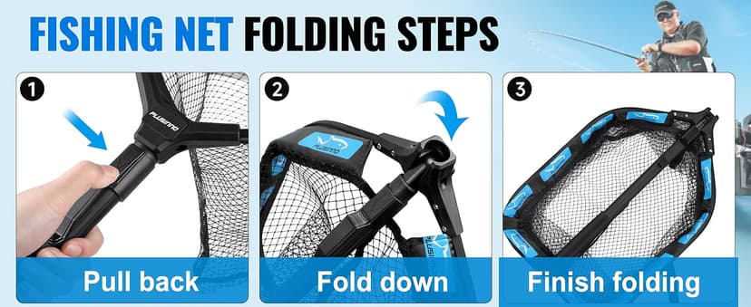 PLUSINNO Fishing Gear,Full Fishing kit Include Fishing Rod and Reel Combo, Tackle Box with Fishing Lures, Fishing Accessories, Fishing Pliers,Fishing Gifts for Men with Fishing Tool Kit