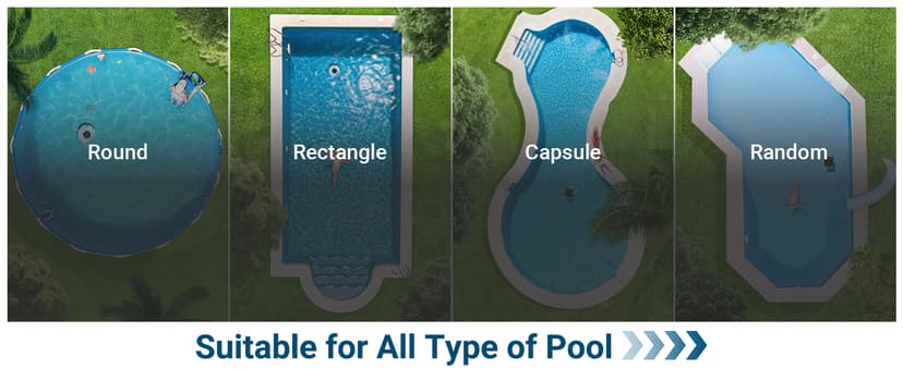 58000 BTU Inverter Swimming Pool Heat Pump, 17000 Gallon Electric Pool Heater Above and Inground Pool,WiFi App Control, Pool Heater 220V/60Hz