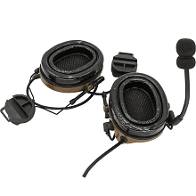 HEARFALCOM Comta III Tactical Headset Helmet ARC Rail Adapter Bracket Version Noise Cancelling Pickup Shooting Headset