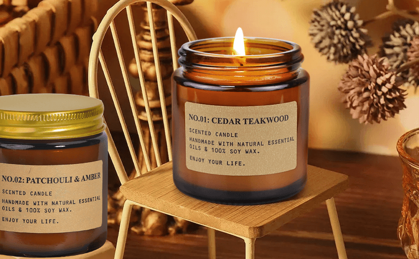 8 Pack Candles for Home Scented,Aromatherapy Jar Candle Gifts for Women, Natural Soy Wax Amber Candle Set, Scented Candles Set for Birthday Valentine Mother's Christmas Day Present