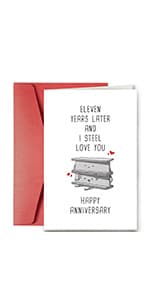 SuperShunhu Groom's Wedding Vows Card - Husband, To My Groom, To My Husband