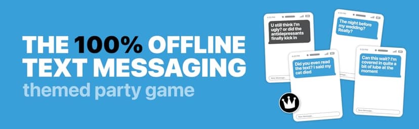 New Phone, Who Dis? by Relatable – Offline Text Message Party Game - Spicer Edition Party Game, Funny Social Icebreaker for Groups, and Summer Fun for Game Night, Includes 50 Inbox & 250 Reply Cards