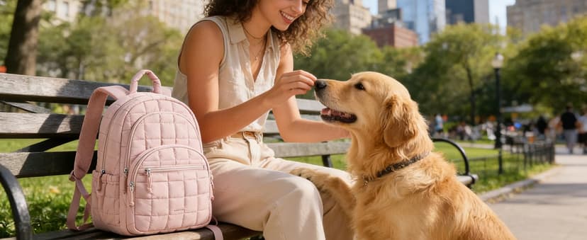 BAGSMART College Laptop Backpack, Travel Backpack for Women, Quilted Casual Daypack, Water-Resistant Bookbag for 15.6 Inch Laptop, Black