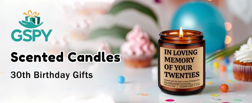 Gifts for 30 Year Old Woman, Man, Funny 30th Birthday Candle, 1996, Turning 30 Gifts Ideas for Friend, Daughter, Son, Brother GSPY Candle, 30th Birthday Gifts for Women, Men, Her, Him, 30 Year Old Bday B0FK4X2CKJ